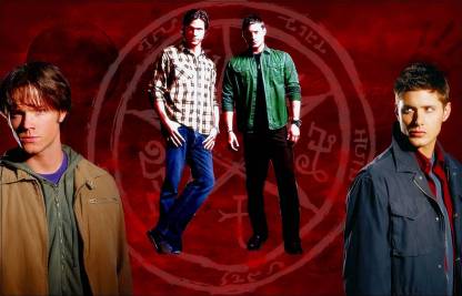 TV Show Supernatural Dean Winchester HD Wall Wall Poster Print on Art Paper 13x19 Inches Paper Print