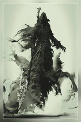 Fantasy Art Grim Reaper Matte Finish Poster P-15515 Paper Print