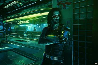 Cyberpunk 2077 Jhonny Silverhand Poster 18 x 12 inch 300 GSM Paper Print