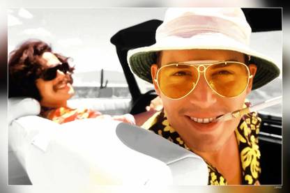 Fear And Loathing In Las Vegas Movies Johnny Depp Matte Finish Poster Paper Print