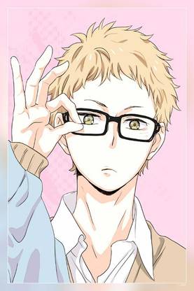 Tsukishima Kei Haikyuu Tsukishimakei Matte Finish Poster Paper Print