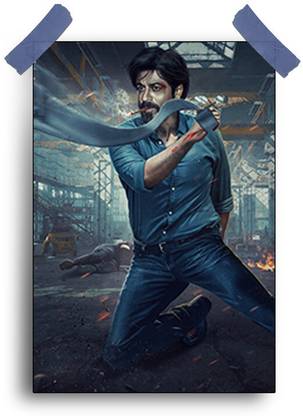 Sharukh Khan Jawan posters -SRK103 Paper Print