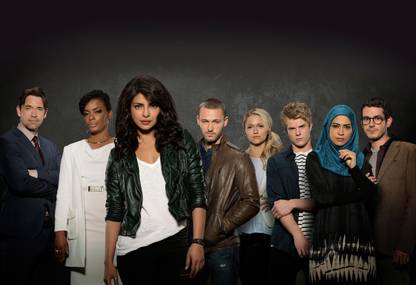 Poster Quantico Series Cast Priyanka Chopra sl-18003 (Large Poster, 36x24 Inches, Banner Media) Fine Art Print