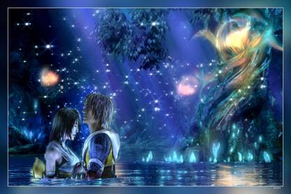 Final Fantasy S Yuna Tidus Final Fantasy Video Game Matte Finish Poster Paper Print