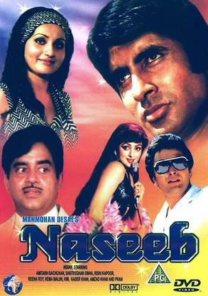 Naseeb Movie Poster Classic Collection of Hindi Film Poster Gift for Bollywood Movie Paper Print
