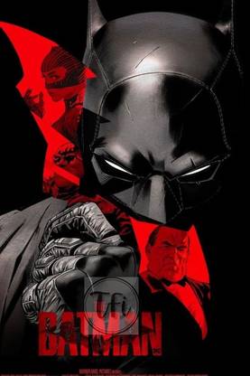 Superhero Movie Character Posters for Room, Unframed, with Double Sided Tape Paper Print