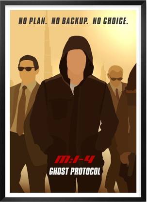 Poster Mission Impossible Ghost Protocol Hollywood Action Movie sl-14610 (LARGE Poster, 36x24 Inches, Banner Media, Multicolor) Fine Art Print