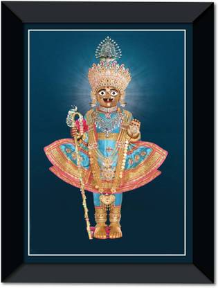 Vadtal Swaminarayan Wall Frame A4 Fine Art Print