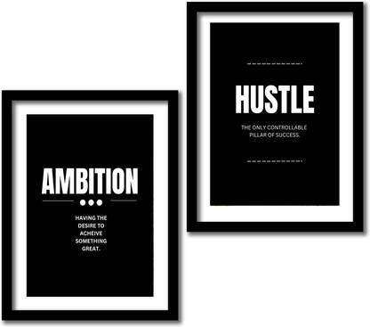 Ambition and Hustle Paper Print