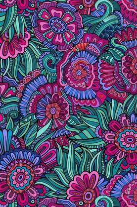 Flowerish Art Poster for Room Wall Decoration, Size - 12 X 18 inches || VE EB ART 9834 Paper Print