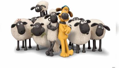 Movie Shaun The Sheep Movie Matte Finish Poster P-15427 Paper Print