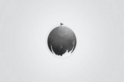 minimalism destiny video game video games simple background Poster, Wallpaper Paper Print