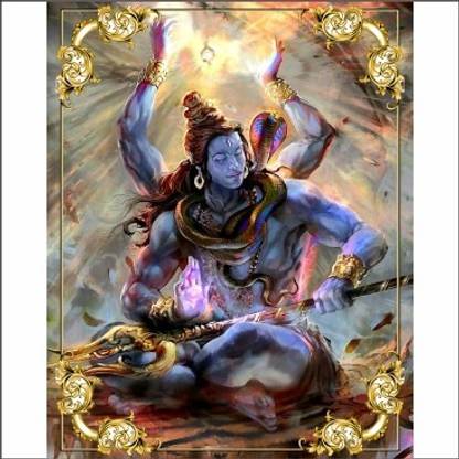 Lord Shiva Wall Poster / Wall Paper Paper Print