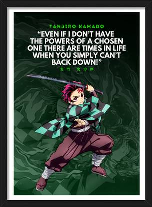 Tanjiro x Nezuko | Demon Slayer Characters | Anime Frames & Posters Paper Print