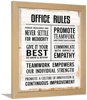 Office Quotes Frames - Motivational Quotes Wall Frames for Office - Business Quotes Wall Frame - Office quotes wall poster - Entrepreneur Paper Print