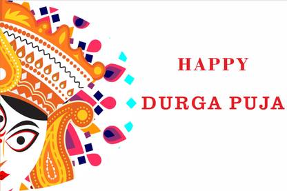 C Zone_Happy Durga Puja Beautiful Poster for Home And Office Décor Wall Posters (12 x 18 inch) _1090 Paper Print