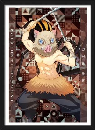 Hashibira Inosuke | Demon Slayer Characters | Anime Frames & Posters Paper Print