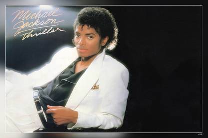 Michael Jackson - Thriller Album Cover Matte Finish Poster P-4032 Paper Print