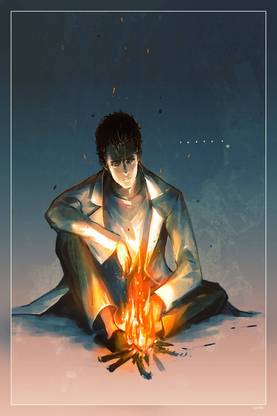 Steins Gate Okabe Rintarou Anime Boys Matte Finish Poster Paper Print