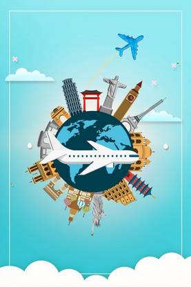 Flying Aircraft Poster for Room Wall Decoration, Size - 12 X 18 inches ...