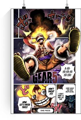 Luffy Gear 5 Poster | One Piece Monkey D. Luffy Gear 5 Poster | Gear 5 Monkey D. Luffy Anime Posters | Luffy Gear 5 Wall Poster Paper Print