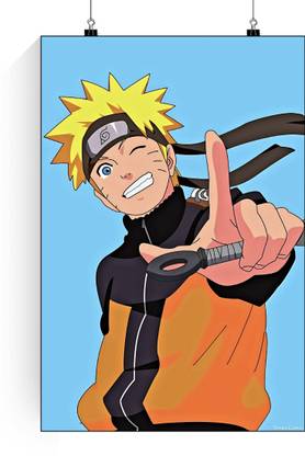 Naruto Poster | Naruto Uzumaki Naruto Poster | Naruto Wall Poster | Naruto Motivational Poster Paper Print