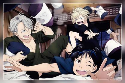 Anime Yuri On Ice Viktor Nikiforov Yuri Matte Finish Poster Paper Print