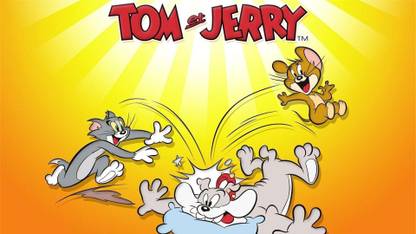 tom and jerry cartoon comedy slapstick Wall Poster Print on Art Paper 13x19 Inches Paper Print