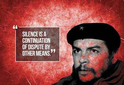 Poster Che Guevara Motivational Quote sl-12762 (LARGE Poster, 36x24 Inches, Banner Media, Multicolor) Fine Art Print