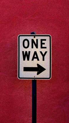 ONE WAY - MOST TRENDING POSTER Paper Print