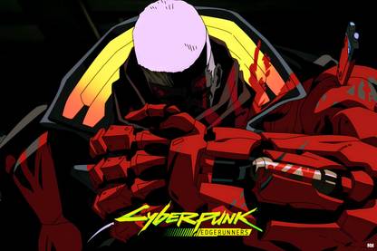 Cyberpunk Edgerunners Adam Smasher Poster 18 x 12 inch 300 GSM Paper Print