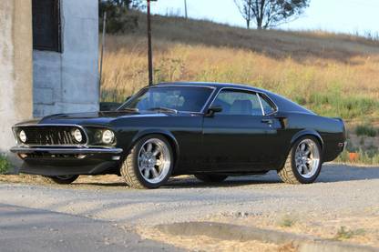 Poster 1969 Ford Mustang Hot Rod Muscle Car sl-13966 (Wall Poster, 13x19 Inches, Matte Paper, Multicolor) Fine Art Print
