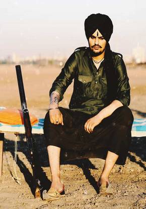 Sidhu Moose Wala Punjabi Singer Sidhu Bhai Sidhu Fan Photo Poster_sidhu_27 Paper Print