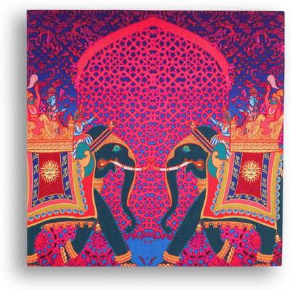 ELEPHANTS WELCOME TO ALL WALL POSTER Fine Art Print