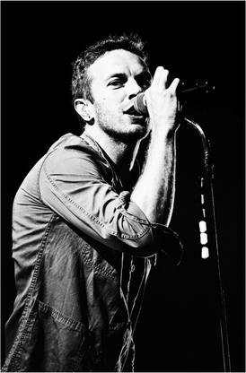 Chris Martin Coldplay Poster Paper Print