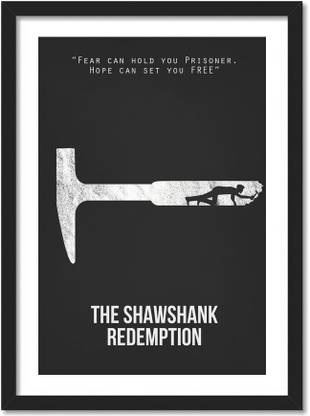 Shawshank Redemption Movie Minimal Art Framed Poster For Room Office Paper Print