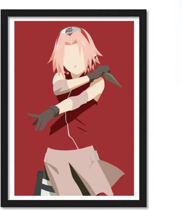 Sakura | Naruto shippuden Characters Framed Poster Paper Print