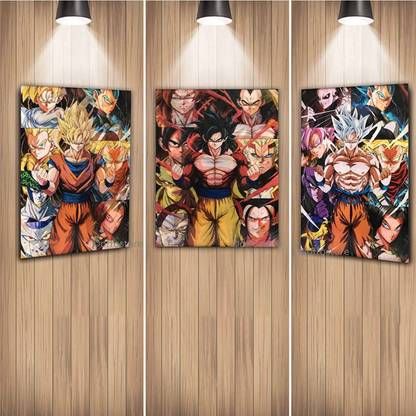 Dragon Ball Z Anime 3D Poster - B |Perfect for decorating bedrooms, living rooms 3D Poster
