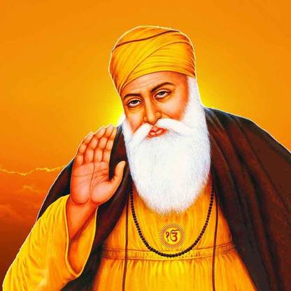 Guru-Nanak-Dev-Sikh-Guru-Ji-Pics-HD-Wallpaper-Images Fine Art Print