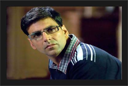 Akshay Kumar Poster with A4 Frame F-35 Paper Print