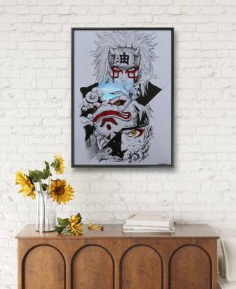 NARUTO l JIRAIYA l HANDMADE ART l 3D POSTER l A3 3D Poster