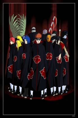 Akatsuki Deidara Hidan Hoshigaki Matte Finish Poster Paper Print