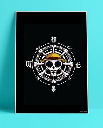 YAA - One Piece Logo New Premium Design Anime Series Poster (12 inch x 18 inch) Paper Print