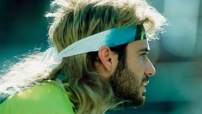 Poster Sports Andre Agassi Paper Print (Large Print, 36x24 Inches, Banner Media, Multicolor) Fine Art Print