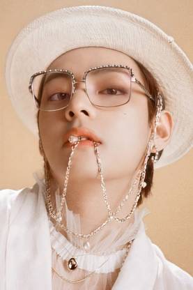 BTS V KIM Theayung Poster for Room Wall Decoration, Size - 12 X 18 inches || VE EB ART 17779 Paper Print