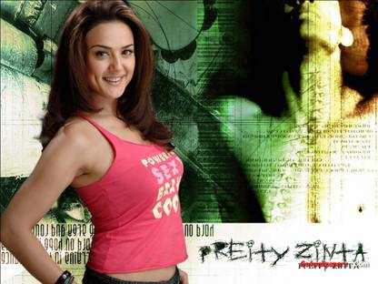 Preity Zinta Poster Multicolor Photo Paper Print Poster Photographic Paper 18 inch X 12 inch, Rolled Photographic Paper