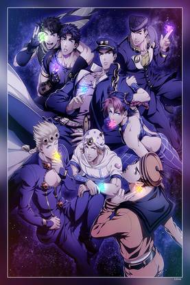 Jojos Jjba Jojo Bizarre Adventure Phantom Blood Stone Ocean Battle Tendency Matte Finish Poster Paper Print