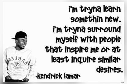 Kendrick Lamar Kendrick Lamar Duckworth An American Rapper Songwriter And Record Producer Matte Finish Poster Paper Print
