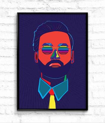 Psychedelic Dhanush Poster Photographic Paper