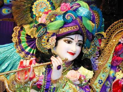 Krishna Poster | Iskon Krishn Photo Photographic Paper
